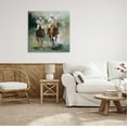 thumbnail image 3 of Stupell Industries Two Polo Players Abstract Sports Painting Gallery Wrapped Canvas Print Wall Art, 30 x 30, 3 of 8