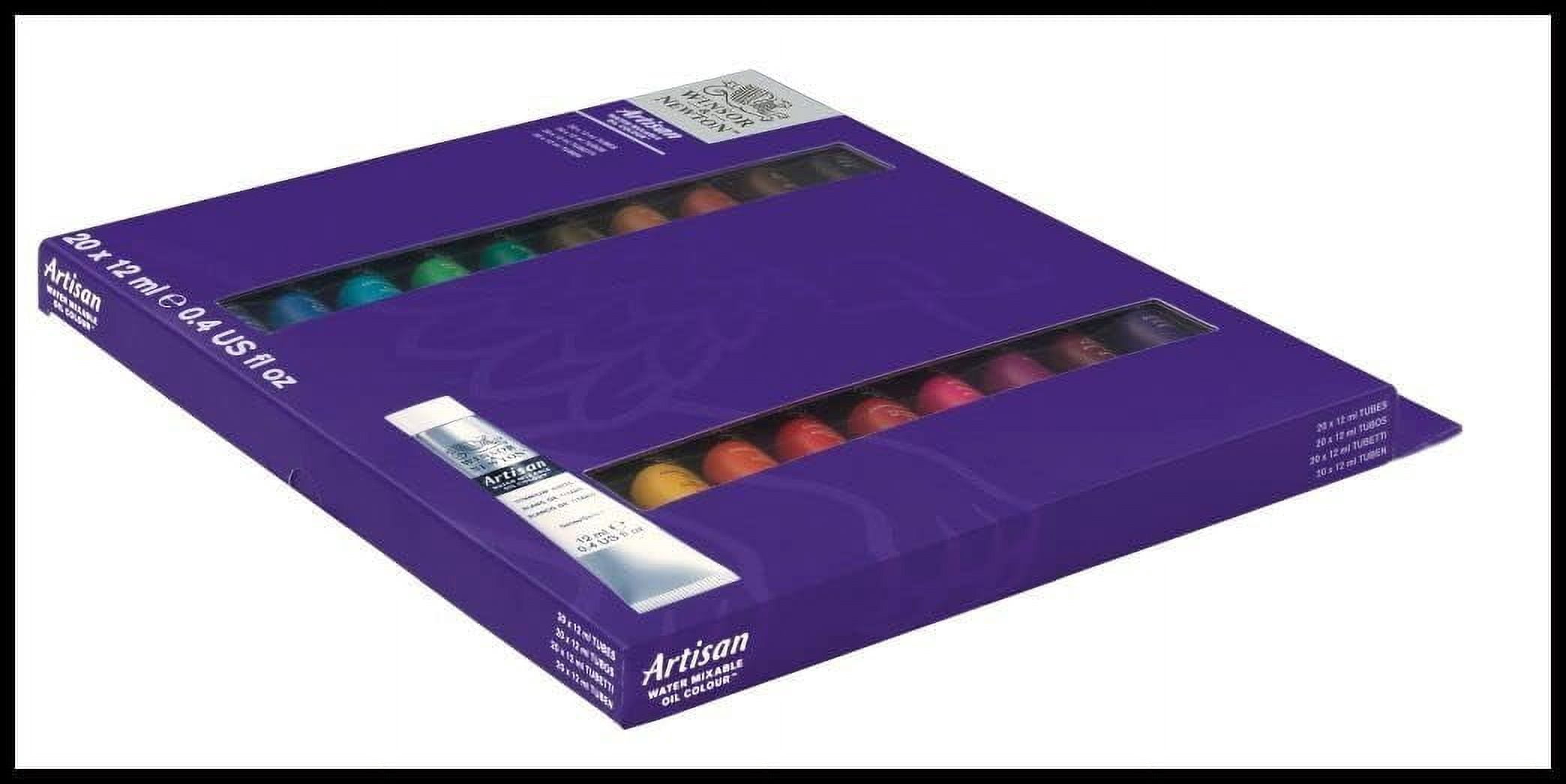 Winsor & Newton Artisan Water Mixable Oil Color Paint, 12 mL Tubes, 20 Colors