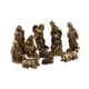 thumbnail image 3 of 11 piezas de figuras de belén navideñas, esculturas de resina, mini juego de belén para Bronce, 3 of 8
