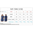 thumbnail image 6 of Plus Size Denim Shirt Dress Short Sleeve Button Down Midi Dress With Pockets for Spring Summer, 6 of 6
