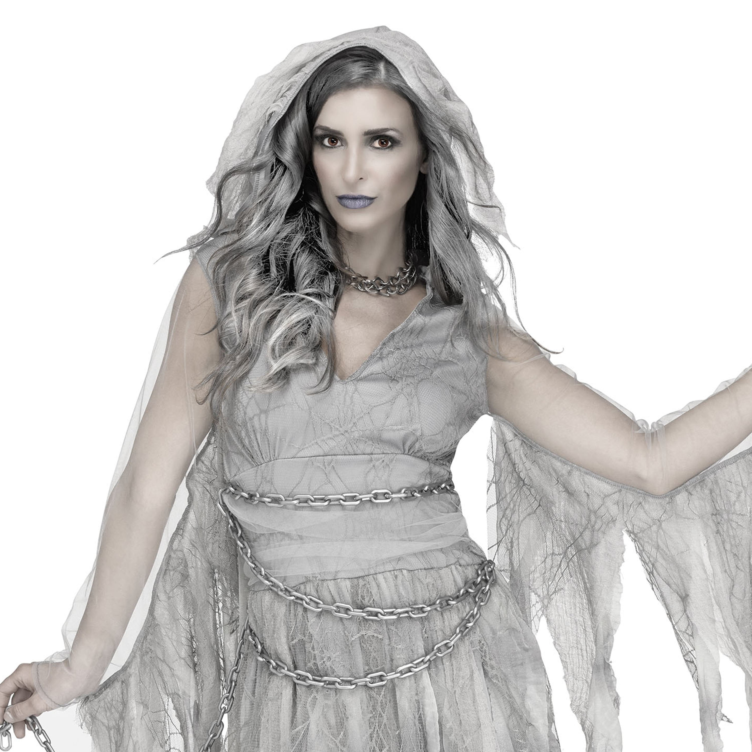 Enchanted Ghost Halloween Costume for Adults, Women's Size XL (16/18), by Way to Celebrate