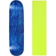 thumbnail image 1 of skateboard deck pro 7-ply canadian maple stained blue with griptape 7.5" - 8.5", 1 of 1