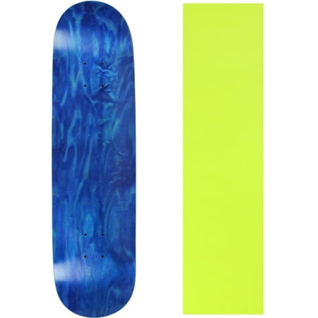 Skateboard Deck Pro 7-Ply Canadian Maple STAINED BLUE With Griptape 7.5  - 8.5 price history on PriceWatchPro