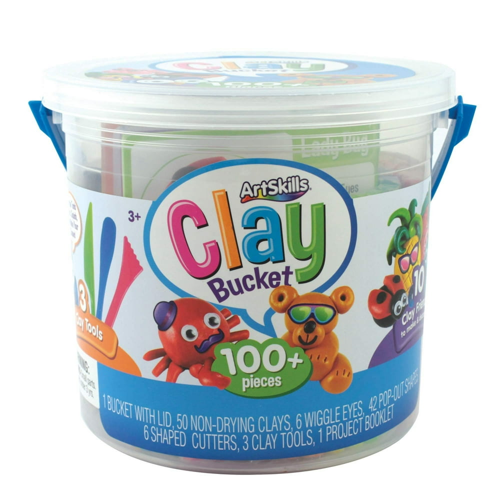 ArtSkills NonDrying Clay Bucket, Arts and Crafts Supplies, Clay Art
