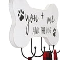 thumbnail image 3 of Mainstays Indoor Wooden You Me and the Dog Sign Hook White Farmhouse Style 7.75" x 15.75", 3 of 6