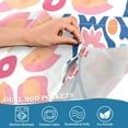 thumbnail image 3 of Yayeee Kitchen Curtains Tier Pair Light Filtering 27"x24" Rod Pocket Short Cafe Window Panel, Mosaic Flowers Pattern, 3 of 7