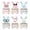 white, variant on 6 Pcs Easter Banknote Card Festival Party Decoration Pendant Paper Gift Card Holder, Easter Bunny Money Wallets Synthetic Paper Banknote Card