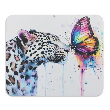 

Diatom Mud Drain Pad 19.7x15.7 Inch Dish Drying Mats Magical Mat Magic Mat Kitchen Drain Mat Coffee Drain Mat Table Drain Mat Colorful Leopard and Butterflies