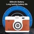 thumbnail image 6 of Xirurus Digital Camera 1080P 50MP HD Dual Lens Wireless 16X Digital Zoom Anti Shake Compact Point and Shoot Vlogging Camera with MP3 Games for Photography Video, Brown (4.33 inches / 11 cm), 6 of 9