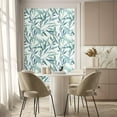 thumbnail image 4 of Idea4wall 2pcs Tropical Leaves Fresh Botanical Green and Blue Tones Wall Murals, Removable Self-Adhesive Stick Wallpaper Large Wall Stickers for Home Decorative, 48"x108", 4 of 5