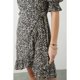 thumbnail image 3 of Dorothy Perkins - Vestido Corto Estampado Ditsy para Mujer (Monocromático), 3 of 4