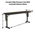thumbnail image 2 of Correll Commercial Laminate 24" x 96" Folding Panel Leg Seminar Table - SP24996TF, 2 of 11
