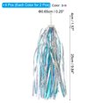 thumbnail image 2 of Uxcell Bike Streamers, Colorful Scooter Handlebar Tassels Grips Ribbon Accessories Decorations, Silver/Red Blue 2 Set, 2 of 6