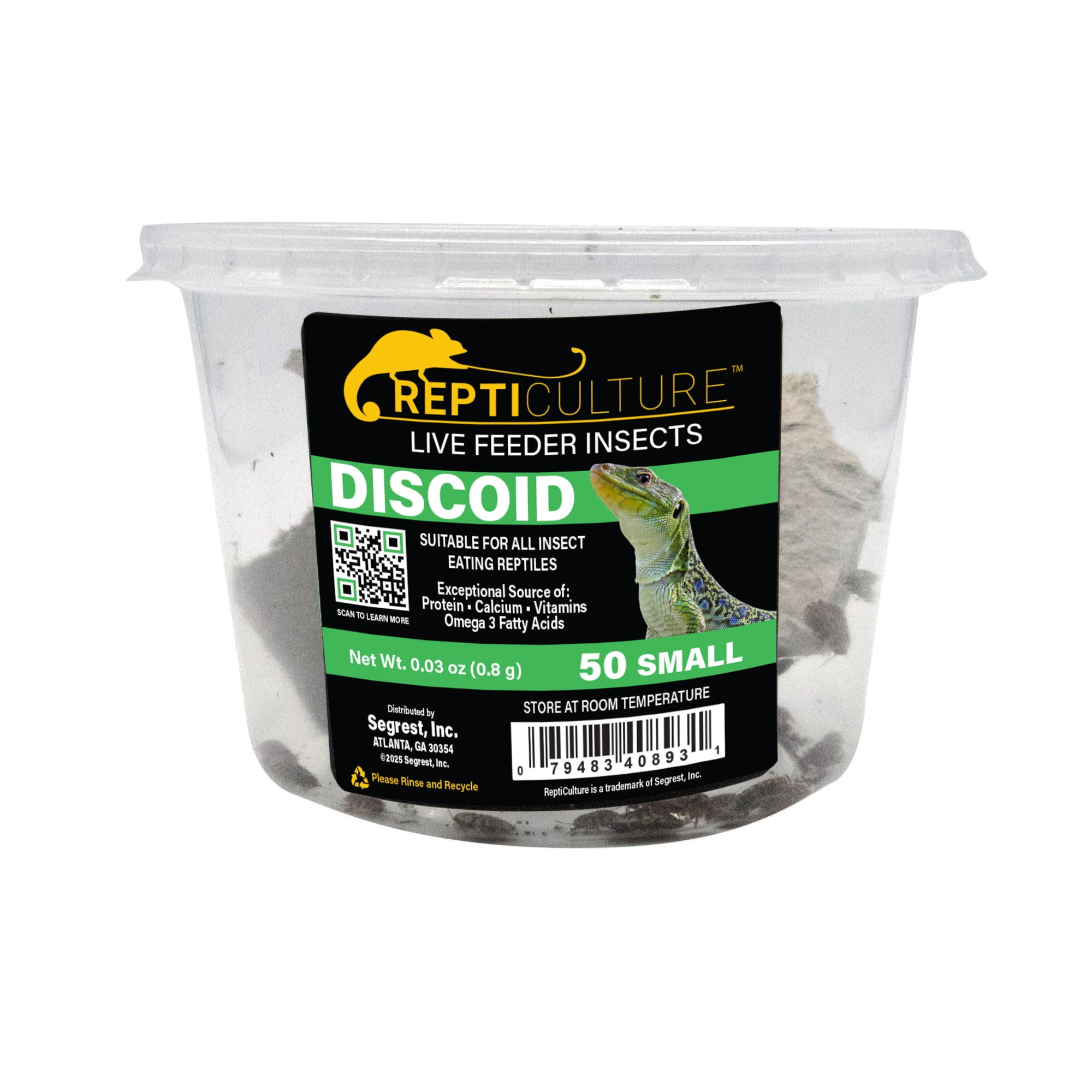 ReptiCulture Small Discoid 50 ct