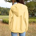 thumbnail image 5 of Womens Zip Up Hoodies 2026 Y2K Casual Long Sleeve Zipper Sweatshirts Fall Winter Trendy Track Jackets With Pockets Khaki L, 5 of 5