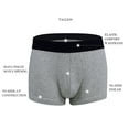 thumbnail image 3 of Charmo Men's Boxer Briefs Cotton Underwear Tag-Free Boxer Panties, 6 Pack, 3 of 6