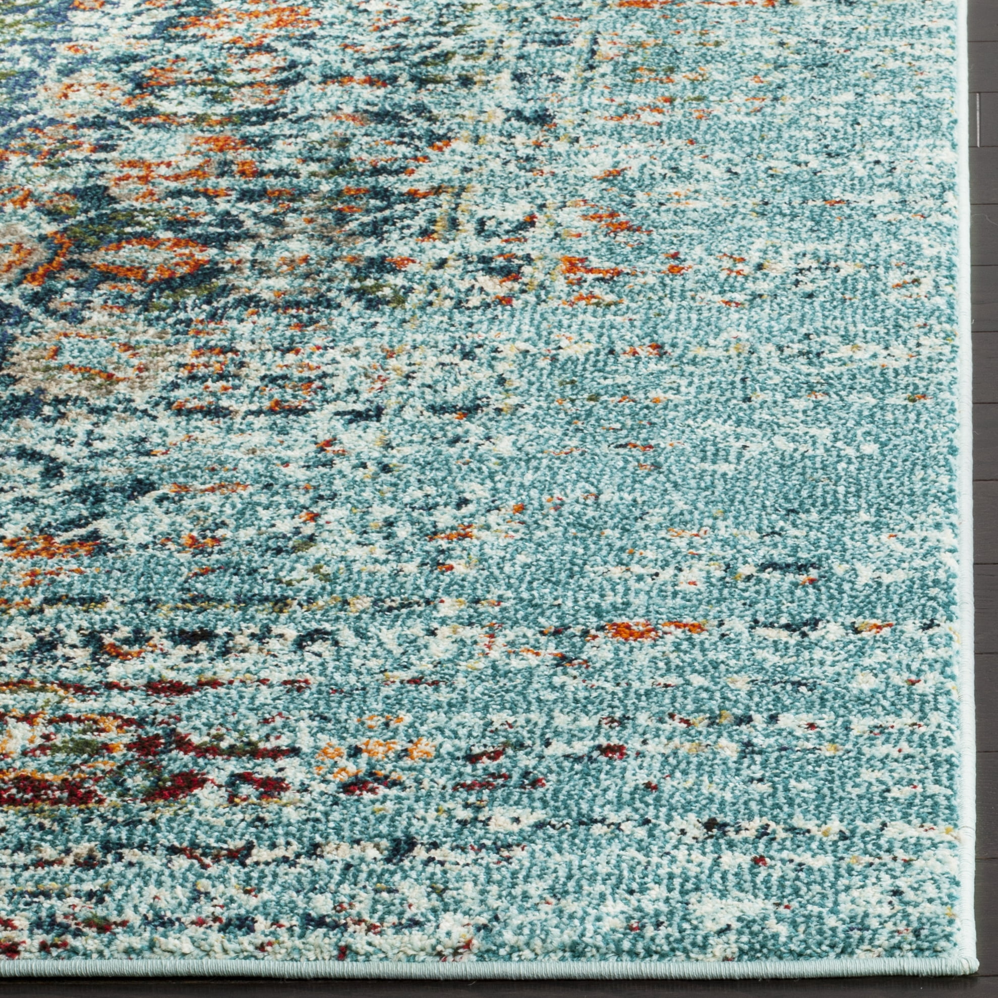 SAFAVIEH Monaco Annabelle Vintage Runner Rug, Blue/Multi, 2'2" x 14'