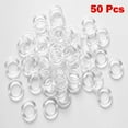 thumbnail image 3 of 11mm Clear Plastic Roman Blind Curtain Rings Vertical Blinds Curtain Parts, 3 of 5