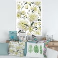 thumbnail image 3 of Designart 'Ancient Yellow Chrysanthemus I' Traditional Framed Art Print, 3 of 4