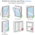 thumbnail image 5 of Sello de aire acondicionado portátil para ventanas abatibles, impermeable, ahorro de energía, tamaño universal, efecto de sellado para aire acondicionado portátil y secadora de ropa, cierre con, 5 of 5
