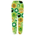thumbnail image 3 of MKLEKYY Jeans pour Femmes Pantalons de Survêtement Décontractés Mode Imprimé Jour de la Saint-Patrick Pantalons à Cordon Pantalons Décontractés Liquidation Pantalons de Survêtement, 3 of 3