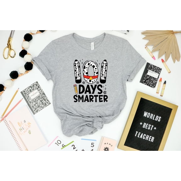 Sam Soft 101 Days Of School, Dalmatian Dog Shirt, Back To School Shirt, 101 Days Smarter Shirt, Kindergarten Shirt, Preschool Shirt