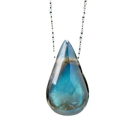 Sinyiin Pendant Necklace Moonstone Jewelry Moonstone Material Necklace Jewelry Gift