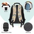 thumbnail image 5 of Binienty Pink Bass Fish Bow School Backpack for Girls Age 8-10 Heavy Duty Lightweight Bookbag with Front Pockets Kids Rucksack Daypack Students Back to School Gifts, 5 of 8