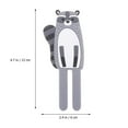 thumbnail image 2 of Clearance Household hooks under $5,Creative Repeated Fridge Animal Magnet Hook Hanger Cartoon Animal Feet Hook 1PC, 2 of 2