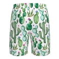 thumbnail image 6 of Naloa Cactus Plants1 Men's Beach Shorts, Surfing shorts, Swim trunks, Quick Dry Swim Trunks for Surfing Beach Fun - Large, 6 of 9