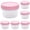 Pink Lid（120ml*6）, variant on Mini Containers With Lids,Food Storage Containers 6 Pack 4 Oz Freezer Storage Containers With Twist Top Lids, Microwave & Dishwasher Container For Storing Leftovers, Soups