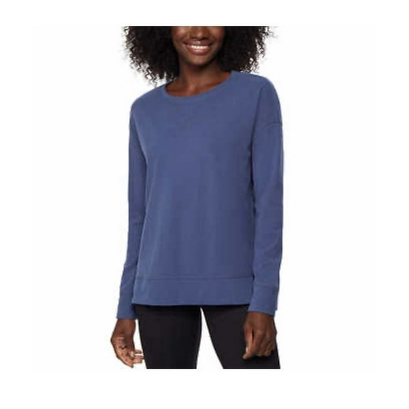 32 Degrees Heat Womens Fleece Longsleeve Top,Indigo,L