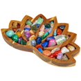 thumbnail image 1 of POINTERTECK Lotus Crystal Tray Lotus Shape Decorative Display Trays Crystal Organizer Bowl for Jewelry Stones Decor, 1 of 7