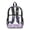 West Highland Terrier Paw Purple, variant on COEQINE Clear Backpack for School Bookbag PVC Polyester See Through Book Bag with Padded Shoulder Straps, Heavy Duty Work Bag Transparent Daypack, West Highland Terrier Paw Purple