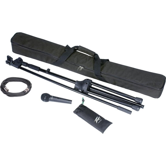 Peavey PV-MSP2 XLR Dynamic Cardioid Microphone with Accessories