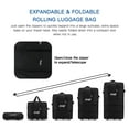 thumbnail image 3 of Expandable Suitcase Bag Foldable Rolling Luggage Bag for Travel Business, 3 of 8