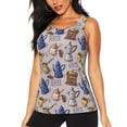 thumbnail image 2 of Haiem Antique Vintage Teapot Coffee Grinder Workout Tank Tops for Women, Athletic Sports Slim-Fit Tank Tops, Compression Sleeveless Dry Fit Shirts,Athletic Shirt-Small, 2 of 9