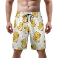 thumbnail image 1 of NICKSUN Men's Swim Trunks, Cute Print Quick Dry Summer Board Beach Shorts with Mesh Lining and Pockets, 1 of 6