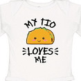 thumbnail image 4 of Inktastic My Tio Loves Me with Taco Illustration Boys or Girls Long Sleeve Baby Bodysuit, 4 of 5