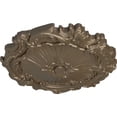 thumbnail image 3 of Ekena Millwork 16 3/4"OD x 1 3/8"P Plymouth Ceiling Medallion (Fits Canopies up to 1 5/8"), Hand-Painted Warm Silver, 3 of 6
