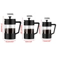 thumbnail image 2 of MesaSe French Press- Coffee Maker Cold Brew- Heat Resistant Thickened Glass Pot Coffee Presses Tea and Frothed Milk Press, 2 of 9