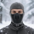 thumbnail image 3 of Anti Haze Balaclava, Winter Rider Warm Anti-Haze Balaclava, Windproof & Breathable for Motorcycle Skiing, 3 of 8