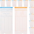 thumbnail image 1 of Miangastore 100 Sheets Universal Timecard Sheets Office Use Attendance Cards Time Cards Weekly Monthly Time Cards, 1 of 9