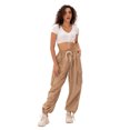 thumbnail image 3 of Gothic Cargo Pants Women Baggy High Waisted Y2k Pants Wide Leg with Pockets Drawstring Streetwear Casual Harajuku Joggers, 3 of 5