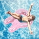 thumbnail image 5 of Anillo de natación para niños, anillo de natación con lentejuelas de conejo rosa, anillo de natación con conejo rosa, máxima comodidad, 5 of 11