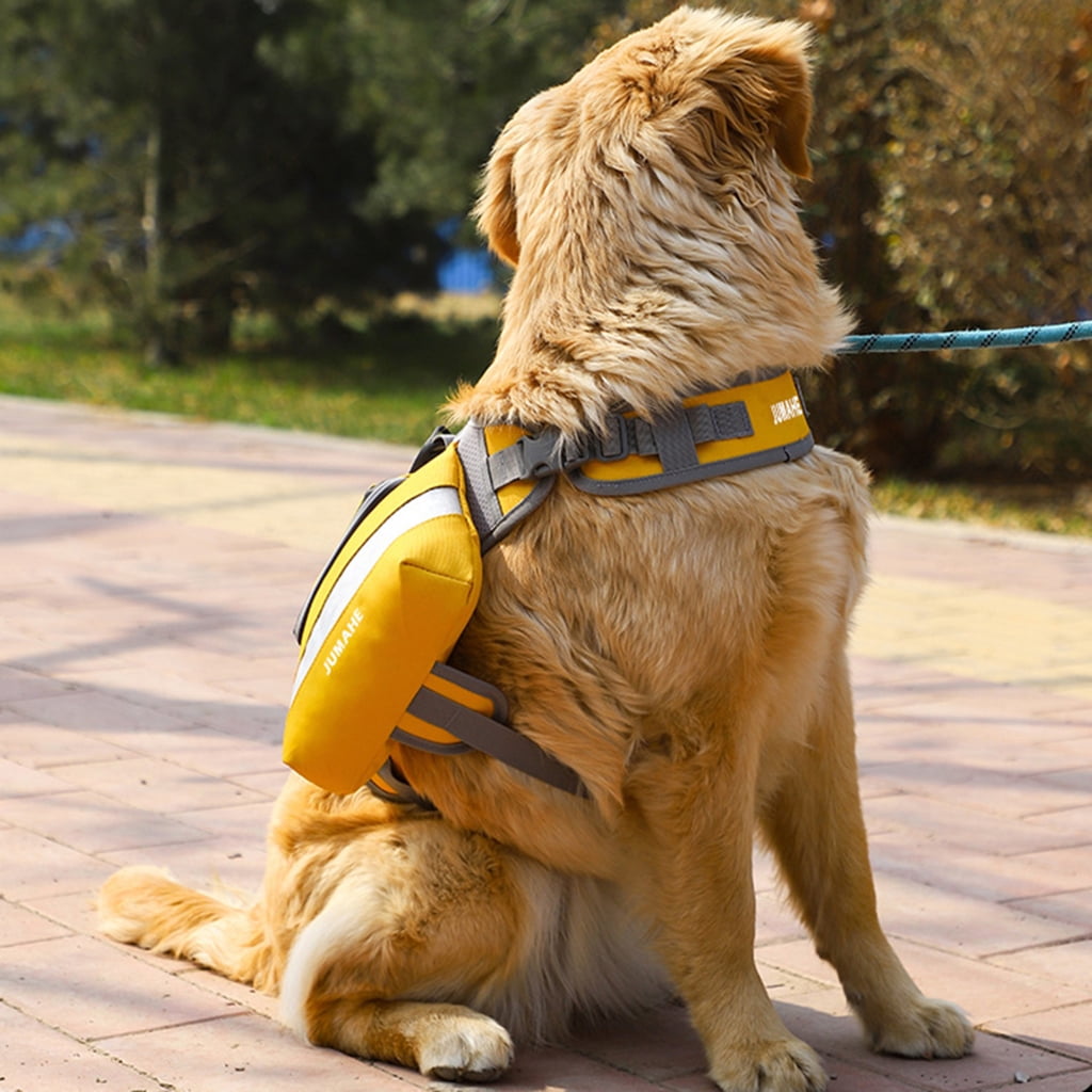 Necvior Dog Self Backpack Outdoor Training Pet Walking Camping Hiking Essential Multifunctional Dog Saddlebag