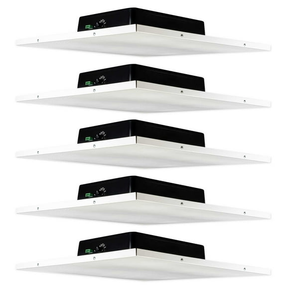 (5) Rockville DCS8T 70V Commercial Drop Ceiling Tile Speakers 4 Office/Restaurant