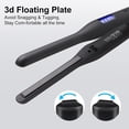 thumbnail image 5 of Mini Hair Straightener, Hair Straightener, Curl and Straighten 2 in 1,100-220°C, LCD Display, Straightener for All Hair Types, Short Hair, Pony, Male Beard (Black), 5 of 5