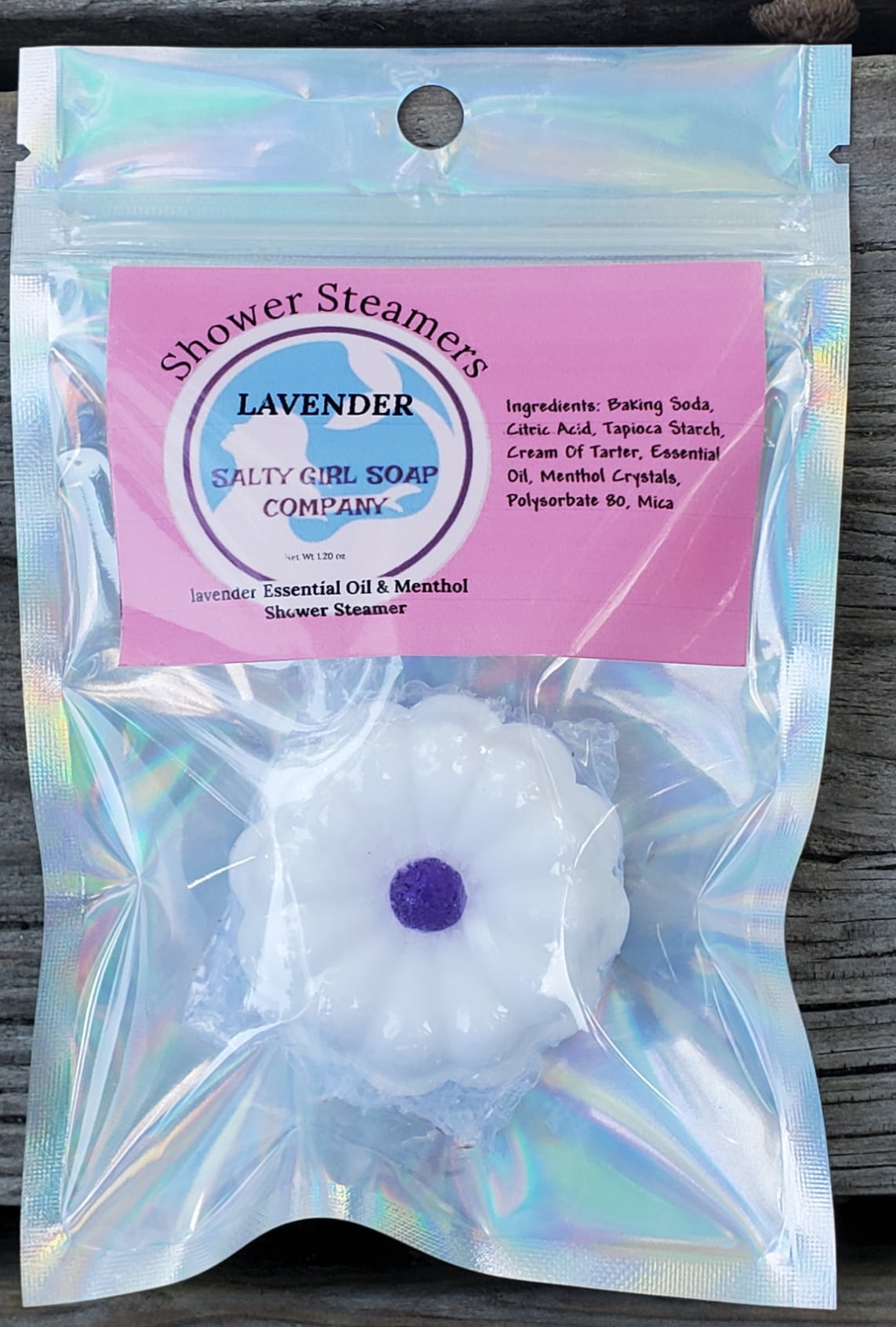 Shower Steamer - Lavender - Single Pack  - by Salty Girl Soap Company