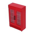 thumbnail image 3 of Wood Dollhouse Fridge, Dollhouse Refrigerator Exquisite Workmanship Double Door Simulation Safe Keeps Attention Easy To Store Portable  For 1:12 Dollhouse, 3 of 8